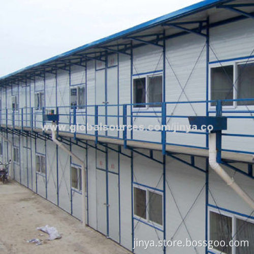 Prefabricated house with light steel structure & customized designs are accepted